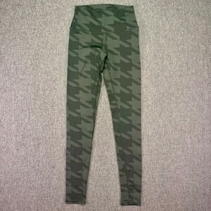 Alo Yoga High Waist Pixel Houndstooth Leggings Green XS Camo Pattern Yoga Pants